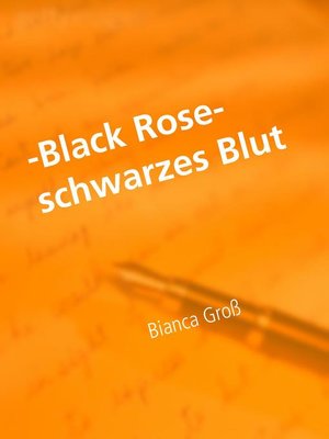 cover image of schwarzes Blut